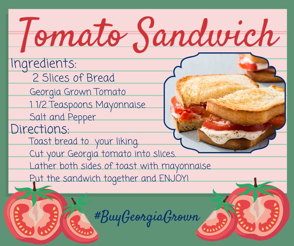 Classic Tomato Sandwich Produce Bites Produce Bites 