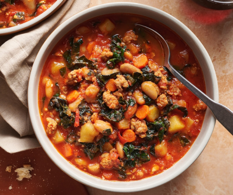 Italian Sausage And Kale Soup Produce Bites Produce Bites